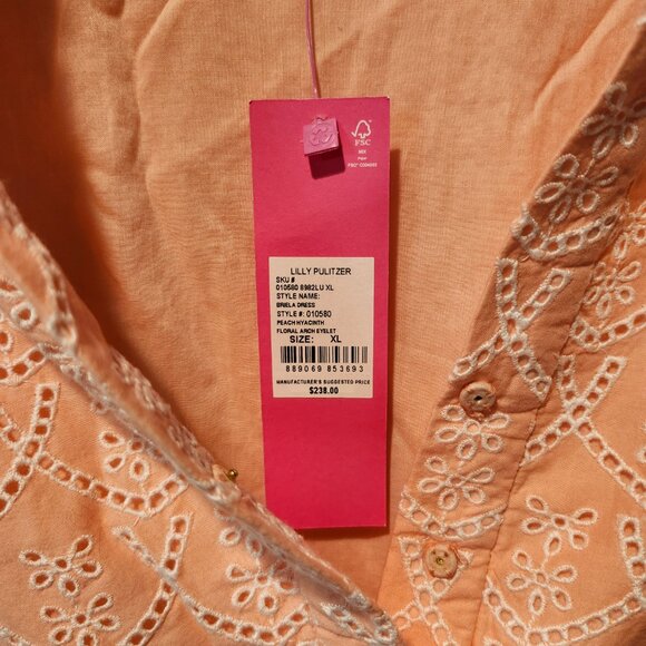 Lilly Pulitzer Briela Eyelet Swing Dress NWT - Picture 3 of 4